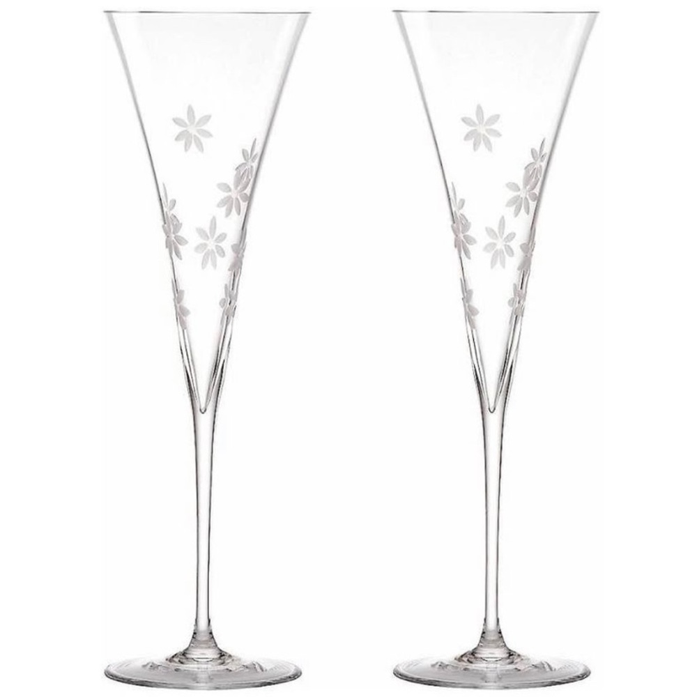 SOLD - kate spade ♠️ Bubbly Daisy Toasting Champagne Flute Pair 🥂